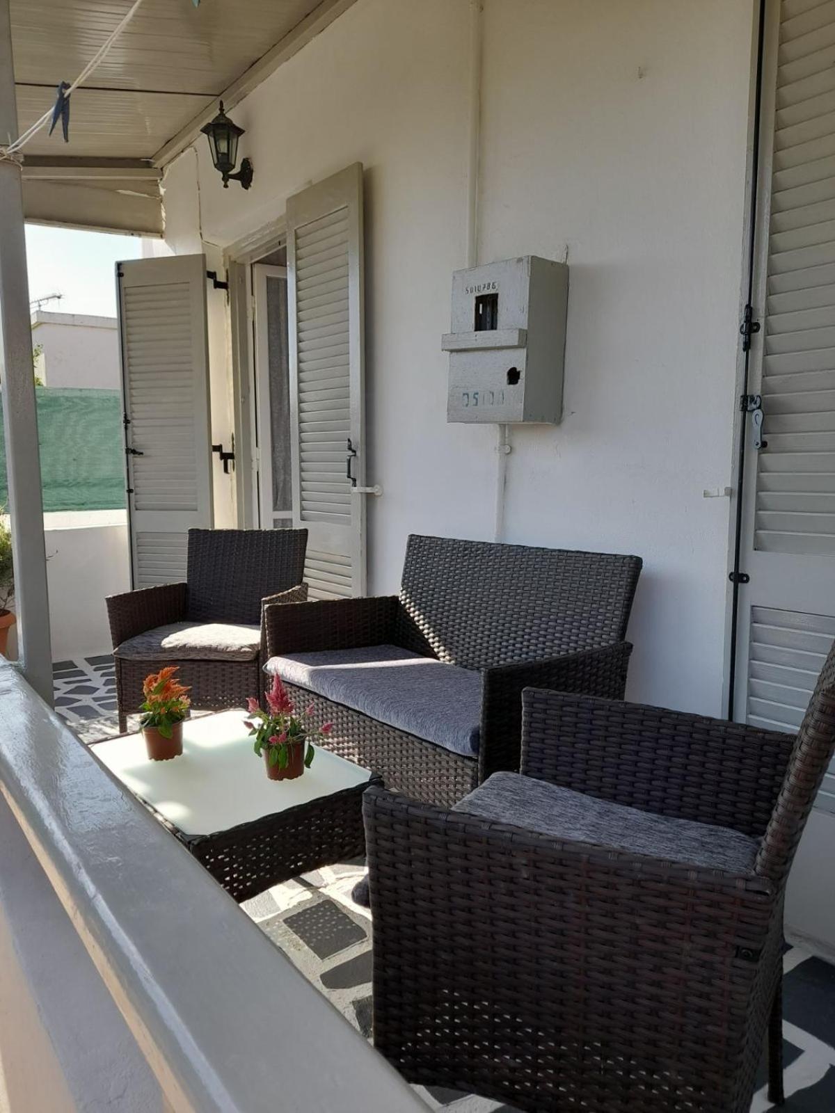 Victory'S House, 3Min Walk To Skala'S Sandy Beach Bagian luar foto
